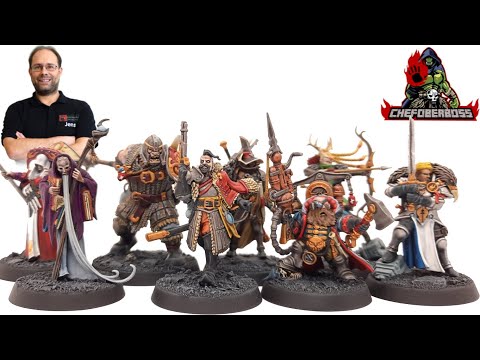 Warhammer Quest: Die verfluchte Stadt - Cursed City - Alle Miniaturen bemalt (Chefoberboss, Minis)