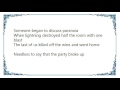 Was Not Was - The Party Broke Up Lyrics