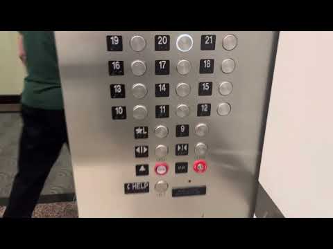 Awesome 700 FPM Montgomery Traction Elevators @ 200 East Broward/PNC Tower, Fort Lauderdale, FL