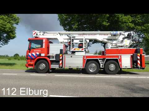 [Primeurs] Veel hulpdiensten naar GRIP 1 brand Dalfsen