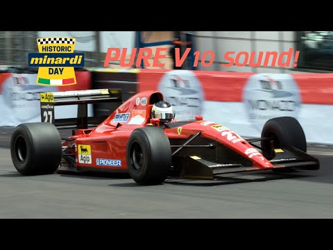 Ferrari F1 V12 sound at Imola