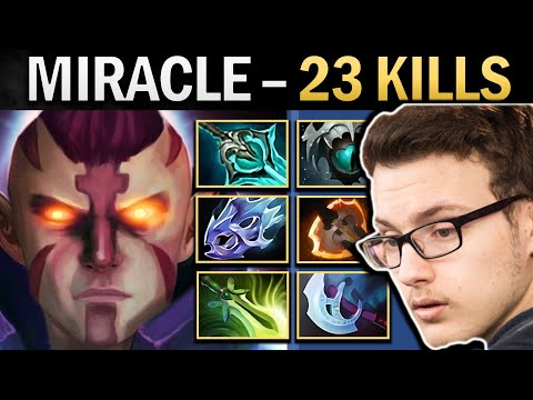 Anti-Mage Dota Miracle with 23 Kills and Moon Shard - TI13