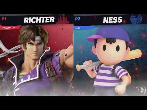 ZiggyStarscream (Richter) vs PSideB  (Ness) - Winners Round 2 - Smash Fight Club 37 @ CBC