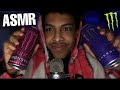 ASMR TRYING MONSTER ENERGY DRINKS Tingly Drinking Sounds PT2