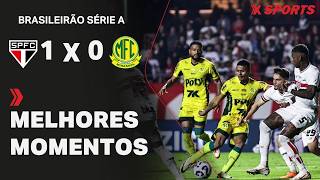 SÃO PAULO 1 X 0 MIRASSOL -  MELHORES MOMENTOS - BRASILEIRÃO SÉRIE A