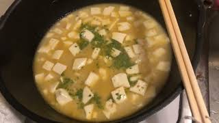麻婆豆腐の鶏白湯味を食べてみる