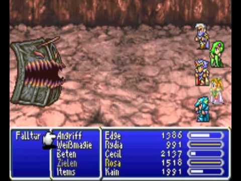 Let's Play Final Fantasy 4 (German) - part 52 Endlose Monstertüren