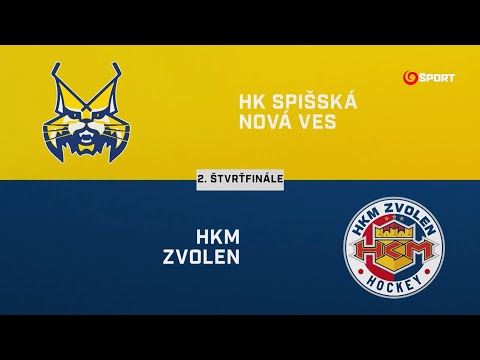 Štvrťfinále play-off: HK Spišská Nová Ves - HKM Zvolen 0:3, stav série: 1:1