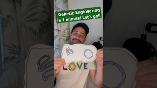 Genetic Engineering in 1 minute! #geneticengineering #science #biology #nat5 #cellbiology #