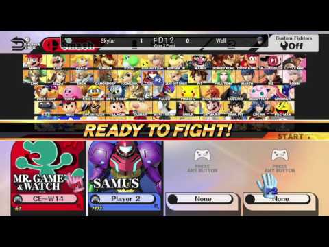 FD12 Wave 2 Pools - Skylar (Mr. Game & Watch) vs Well (Marth)