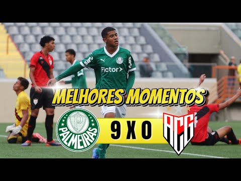GREEN OVERWHELMING! Palmeiras 9 x 0 Atlético-GO - Highlights - Brazilian Under-17 Championship 2025