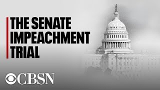 Impeachment Trial Day 1: Senate proceedings set to begin as rules come into focus video