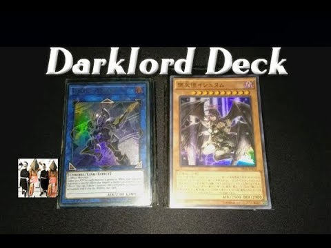 YUGIOH Darklord Deck April 2018 OCG Format