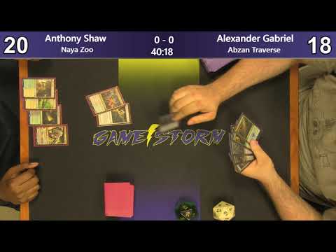 Anthony Shaw (Naya Zoo) vs Alexander Gabriel (Abzan Traverse) - Sunday Night Modern 7/7/19