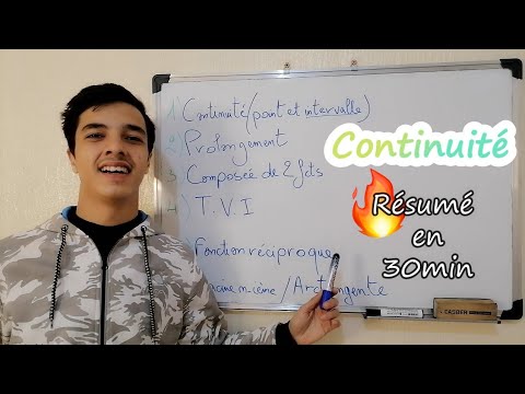 🔥Continuité - 2BAC: Résumé avec exercices
