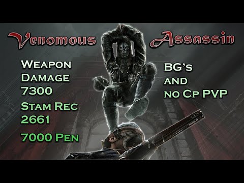 Stamina Nightblade PvP Build -  ESO Deadlands - Venomous Assassin