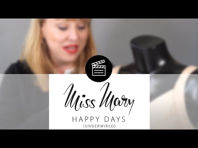 Vídeo relacionado con Miss Mary of Sweden Happy Hearts Body modellante senza ferretto 115B White