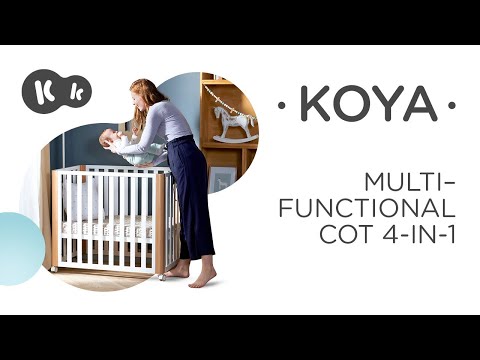 Kinderkraft Koya Bērnu gulta-tranformeris 4in1