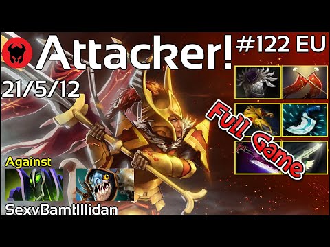 Attacker! plays Legion Commander!!! Dota 2 Full Game 7.20