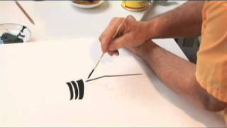 The SIGN PAINTER'S HAND - Joe Amrhein pinxit 4 min. version