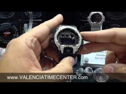 Bling'd G Shock CZ cases by Valencia Time Center