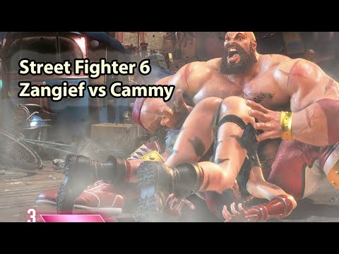 Zangief defeats Cammy - Street Fighter 6 | 2023-08-04