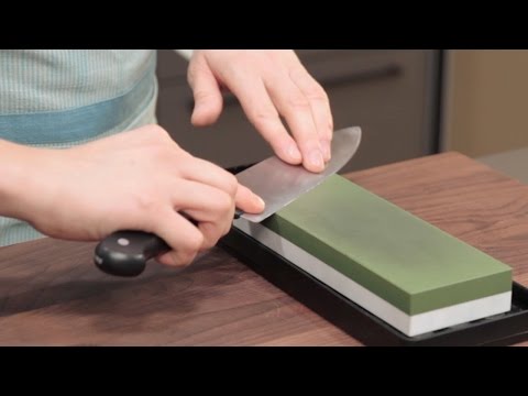 Messer richtig schärfen – auf dem Schleifstein