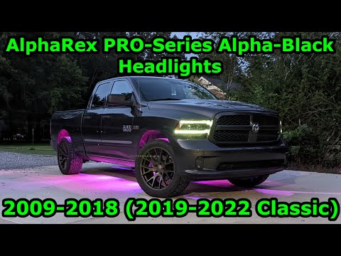 Ram AlphaRex PRO 5th Gen Style Headlight Install | Auxbeam Z9 LED | 2009-2018 (2019-2022 Classic)