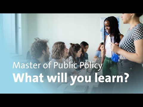 What will you learn? – Master of Public Policy