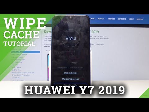 How to Wipe Cache Partition in HUAWEI Y7 2019 - Delete Cache Files