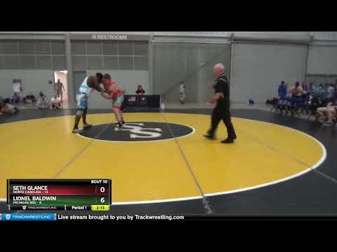 285 Lbs Round 4 (6 Team) - Seth Glance, North Carolina Vs Lionel Baldwin, Michigan Red 8a6d
