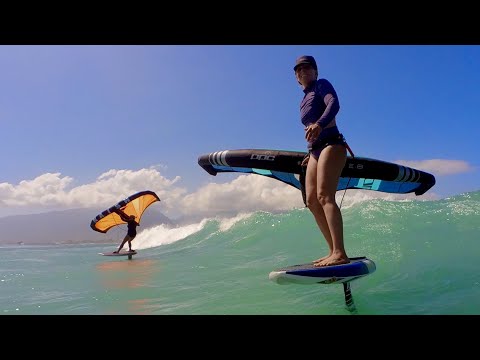 It's Wing time here on Maui, trades are blowing.