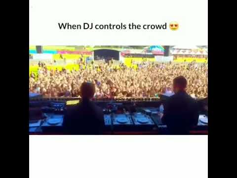 DJ control's the crowd