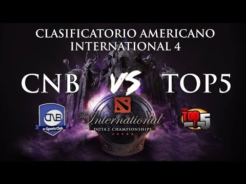 DOTA 2 - CNB vs TOP 5 - Clasificatorio Americano Ti4 - Español - Viciuslab