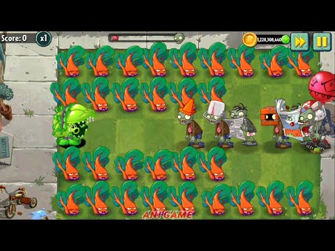 1000 Snap Pea & All Plants VS Team Modern Day Zombie LEVEL 100 - Who Will Win? - Pvz 2 Gameplay