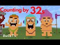 COUNTING BY 32s Numberblocks Minecraft| Learn To Count | Skip Counting by 32s | Math Song For Kids