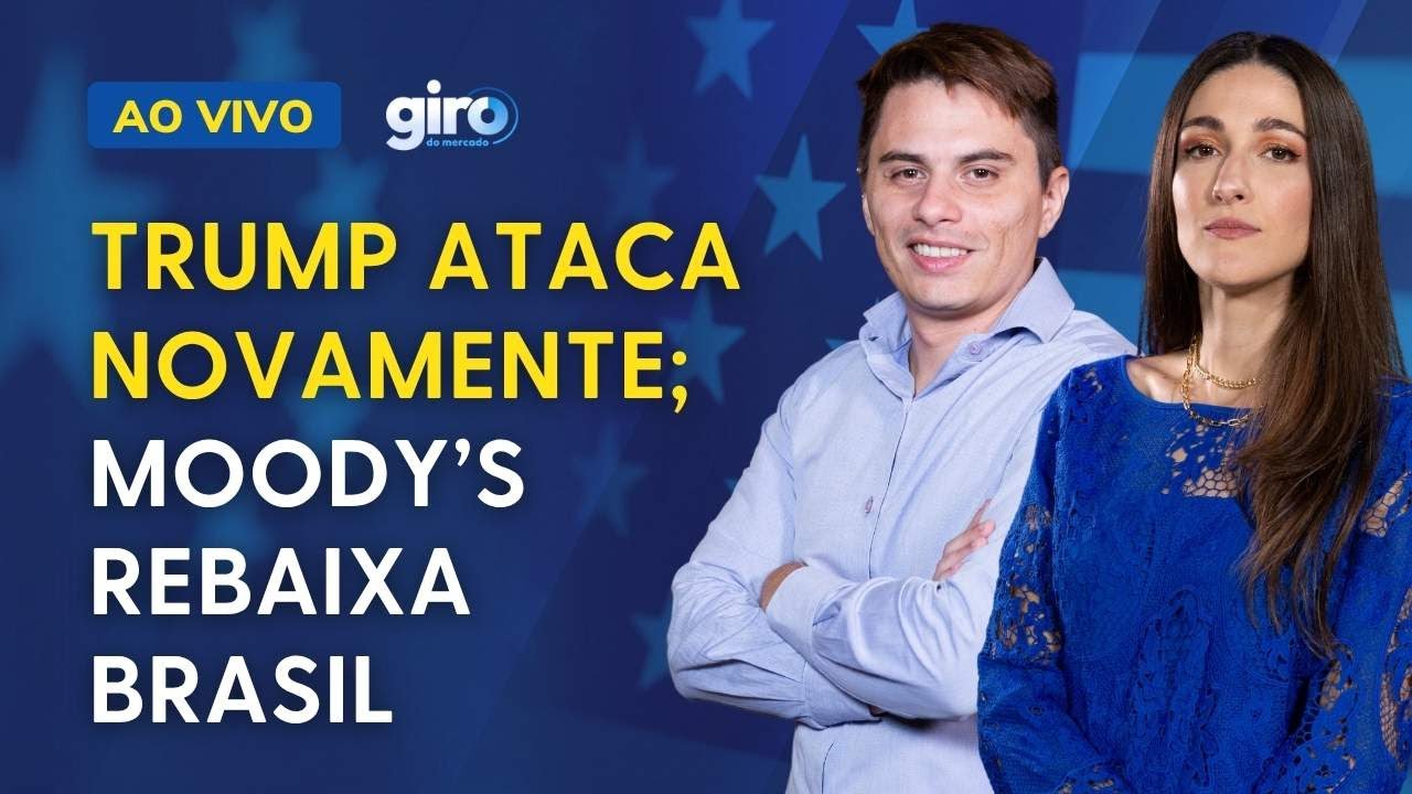 🔴 Ibovespa hoje: Trump aumenta tarifas de aço e alumínio e Brasil é rebaixado pela Moody's
