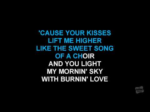 Burning Love in the style of Elvis Presley karaoke with lyrics (no lead vocal)