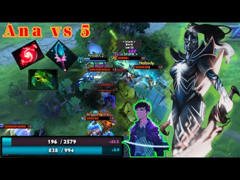 You Think Ana Is A Joke ! Phantom Assassin By Ana Over Power 1 VS 5 - Dota 2 - [ Cinematic Video ]