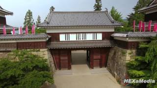 上田城　空撮動画