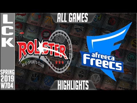KT vs AF Highlights ALL GAMES | LCK Spring 2019 Week 7 Day 4 | KT Rolster vs Afreeca Freecs