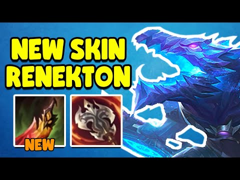 New *BLACKFROST* Renekton Skin!! He looks like a DINOSAUR?!! - League of Legends