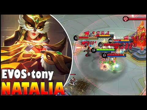 The Underrated Assassin | EVOS•tony | Top Global Natalia | MLBB