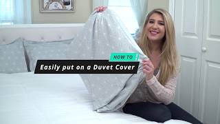 How to put on a duvet cover like a Pro: with 2 surprisingly easy ways!
