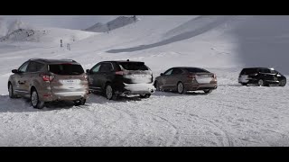 Snow Driving a fondo Trailer