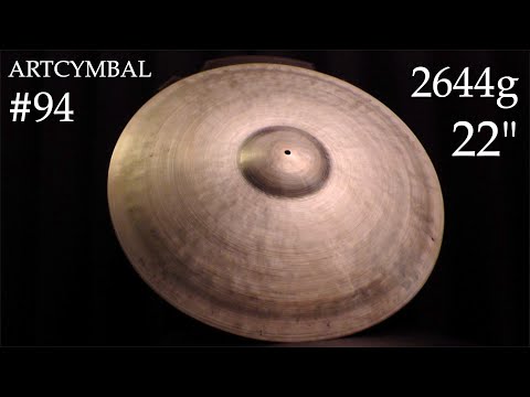 2644g 22" ARTCYMBAL#94 by Manabu Yamamoto