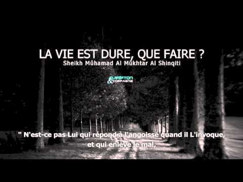 pourquoi la vie est dure