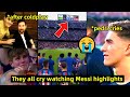Gavi and Barca fans cry watching Messi highlights in Barcelona final game at Camp Nou