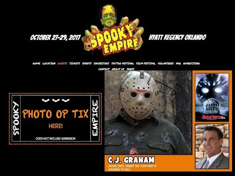 C.J. Graham Spooky Empire Orlando Oct. 27 - 29, 2017