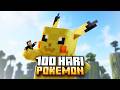 100 Hari Minecraft Pokemon